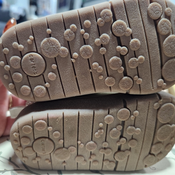 Carter's Silver Baby Shoes - Picture 5 of 6